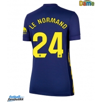 Atletico Madrid Robin Le Normand #24 Bortedrakt Dame 2025-26 Kortermet